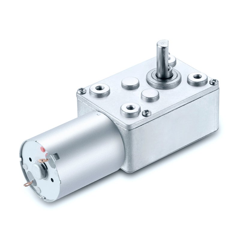 Greartisan DC 12V 6RPM Turbo Worm Geared Motor High Torque Turbine Worm Gear Box Reduction Motor 6mm Shaft JSX1170-370 - Image 5